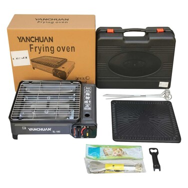 Gas Stove with Frying Oven Set