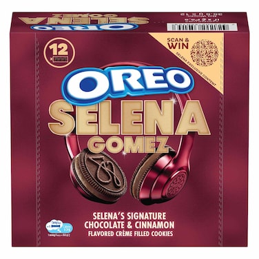 أوريو سيلينا غوميز – بسكويت محشو بكريمة بنكهة الشوكولاتة والقرفة – 175 جرام