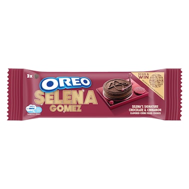 OREO Selena Gomez Chocolate &amp; Cinnamon Flavored Cr&egrave;me Filled Cookies &ndash; 35 g