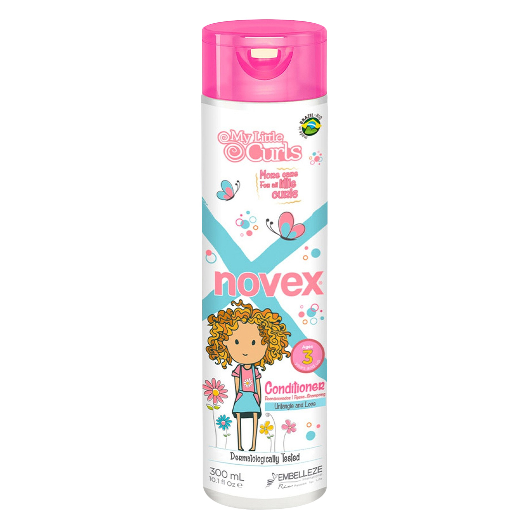 Novex My Little Curls Conditioner Infused with Aloe Vera &amp; Castor Oil (for All Curls Textures)- Kids hair product Aloe Vera Kid&rsquo;s Hair 300ml