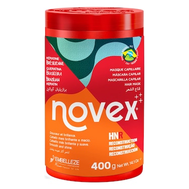 Novex Brazilian Keratin Hair Mask &ndash; 400 g &ndash; Smooth &amp; Shiny Hair