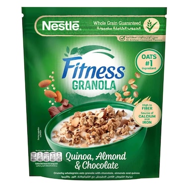 Nestle Fitness Granola Quinoa, Alamond, &amp; Chocolate 600g