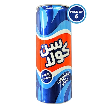 Suncola Original Carbonated Drink &ndash; 240 ml x6
