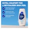 Nivea Shower Gel Derma Control Defend Extra Comfort &ndash; 500 ml &ndash; With Pure Hyaluron &amp; Pro-Vitamin B5, Vitamins &amp; Oils &ndash; Mild Fragrance