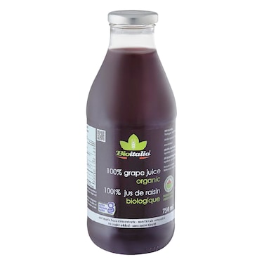Bio Italia Organic Grape Juice 750ml