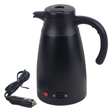 Safari 1.2L Car Electric Kettle, Black