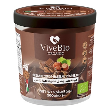 Vivebio Organic - Organic Cocoa Hazelnuts Spread 200g