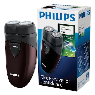 Philips &ndash; Pq206 Cordless Electric Shaver, Closecut Blades, Floating Heads, Battery-Powered, Travel-Friendly &ndash; Black