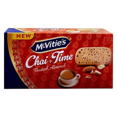 ماكفيتيز تشاي تايم بسكويت لوز محمص 100 جرام