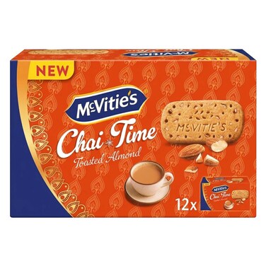 McVITIE'S - Chai Time Almond Biscuits 100G x12