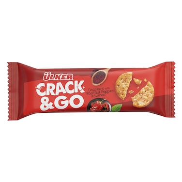 Ulker Crack&amp;Go - Crackers With Roasted Pepper &amp; Sumac 36g