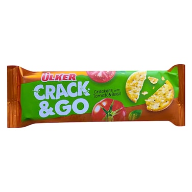 Ulker Crack&amp;Go - Crackers With Tomato &amp; Basil, 36g