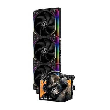 مبرد المعالج Thermalright Peerless Assassin 120 Vision ARGB أبيض، مزود بـ 6 أنابيب حرارية، وشاشة عرض مغناطيسية 2.8 بوصة بدقة 320 × 240، متوافق مع معالجات AM4/AM5 و Intel LGA1700/1851