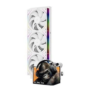 مبرد المعالج Thermalright Phantom Spirit 120 Digital EVO الهوائي، مزود بـ 7 أنابيب حرارية، ومروحتين PWM مقاس 120 مم، وغطاء علوي مزود بشاشة رقمية وجاذب مغناطيسي