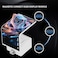 مبرد المعالج Thermalright Phantom Spirit 120 Vision EVO، مبرد تبريد للكمبيوتر مزود بـ 7 أنابيب حرارية، وشاشة عرض مغناطيسية 3.95 بوصة بدقة 480x480، متوافق مع AM4/AM5 و Intel LGA1700/1851/115x