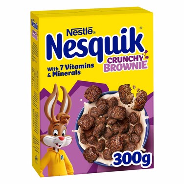 نسكويك – حبوب الإفطار بنكهة البراوني المقرمشة – 300 جرام