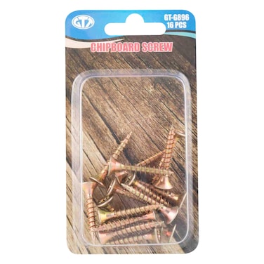 جي تي تي براغي ألواح خشبية 16 قطعة 5 × 30 مم