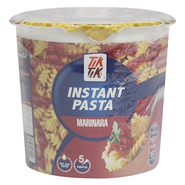 تيك تيك - معكرونة سريعة التحضير بصلصة المارينارا 115 جرام