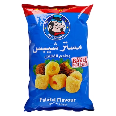 Mr. Chips Corn Chips, Falafel Flavor, (Baked, Not Fried) 85g