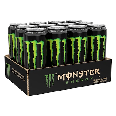 Monster Energy Drink Green &ndash; 500 ml (Pack of 12)