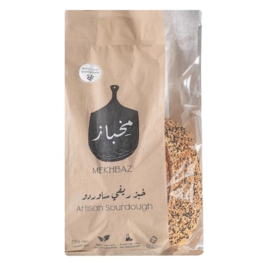 مخباز خبز ساوردو ريفي بالسمسم وحبة البركة 750 جرام