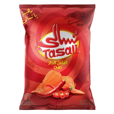 تسالي شيبس بطاطس بطعم الفلفل الحار 90 جرام