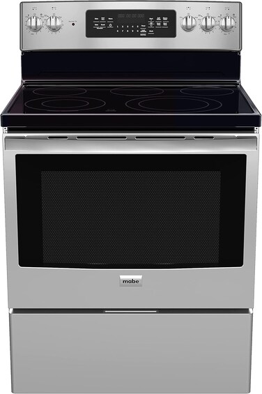 موقد كهربائي مستقل من ميب بسعة 141.5 لتر و5 شعلات مع فرن ذاتي التنظيف - EML835NXF0 (غير شامل التركيب)