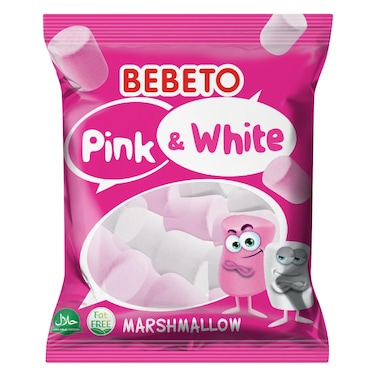 بيبيتو مارشميلو وردي وأبيض 135 جرام