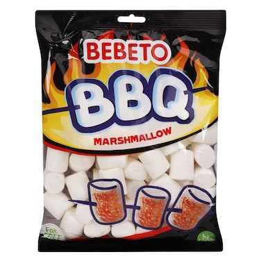 Bebeto BBQ Plain Marshmallow 250g