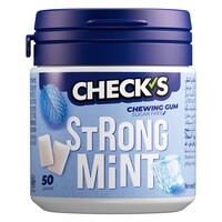 Check's Sugar Free Strong Mint Chewing Gum 50 pcs 70 g