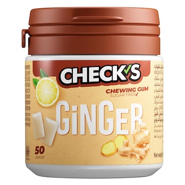 تشيكس علكة بنكهة الزنجبيل والليمون، 70 جرام