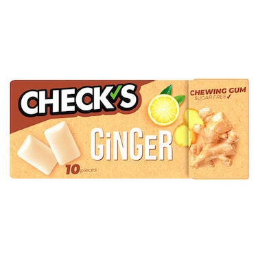 تشيكس علكة بنكهة الزنجبيل والليمون، 13 جرام