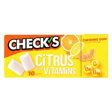 Check's Citrus With Vitamins Cwggum 13g