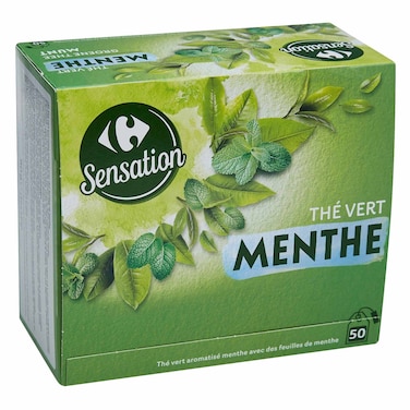 Carrefour Green Tea Mint, 50 g