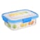 حافظة طعام مستطيلة سعة 1 لتر