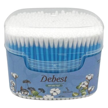 ديبست – أعواد قطنية نقية – 500 قطعة