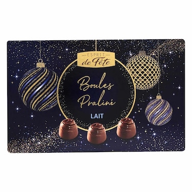 Esprit De F&ecirc;te - Boules Praline - Milk Chocolate With Praline Filling, 182g