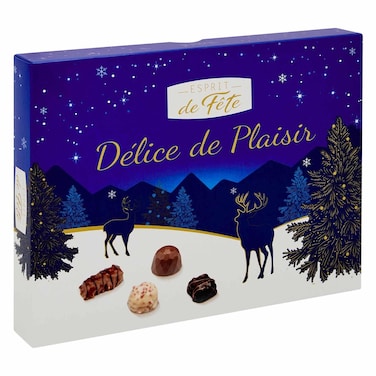 Esprit De F&ecirc;te - Delice De Plaisir - Assorted Milk, Dark, &amp; White Chocolates 222g