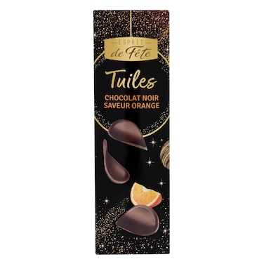 إسبريت دي فيت - بلاط الشوكولاتة السوداء بنكهة البرتقال 150 جرام