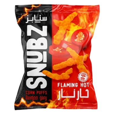 سنوبز – رقائق ذرة مقرمشة  - حار – 30 جرام