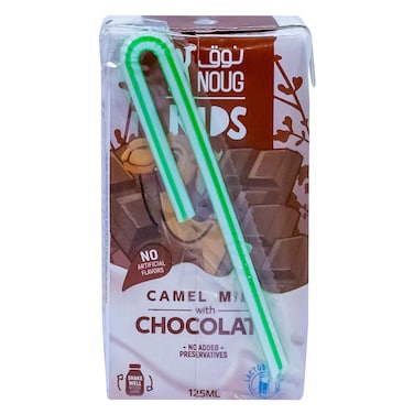 نوق - حليب إبل طويل الأجل بطعم الشوكولاتة للأطفال 125 مل
