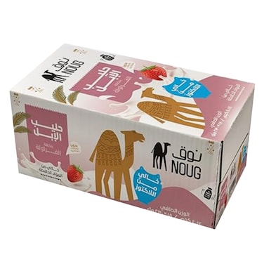 نوق حليب الإبل بنكهة الفراولة 230 مل ×18