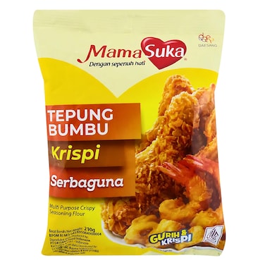 Mama Suka Tepung Bumbu Krispi Serbaguna Multi-Purpose Crispy Seasoning Flour 210g