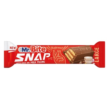 Toren Mr. Bite Snap Wafer Choco With Milk Filling, 35g