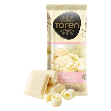 Toren Classic Milk Compound White Chocolate, 50g