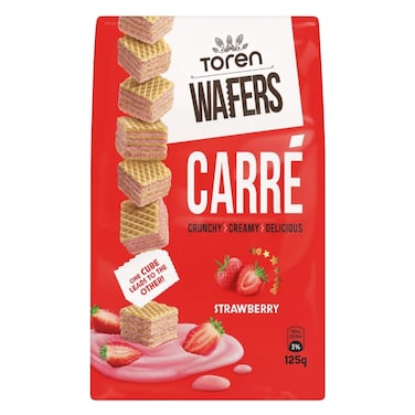 تورين ويفر كاريه بطعم الفراولة 125 جرام