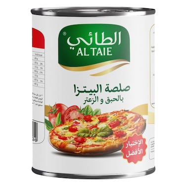 الطائي – صلصة بيتزا بالريحان والأوريجانو – 400 جرام