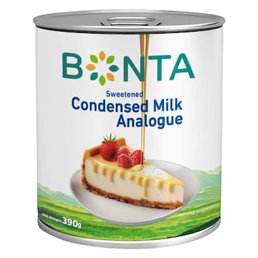 بونتا شبيه حليب مكثف محلى علبة 390 جرام