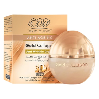 إيفا – كريم كولاجين ذهبي مضاد للشيخوخة – 50 مل