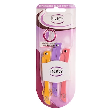 انجوي شفرات حلاقة للوجه والجسم، 3 قطع